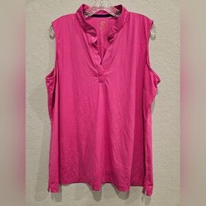 EP Pro Mock Sleeveless Golf Polo Size XXL